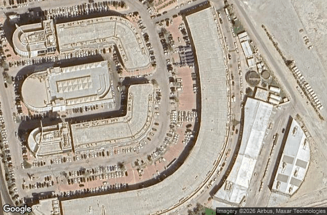 Satellite view of Palmera Padel (indoor) (ملاعب داخلية) بالميرا بادل