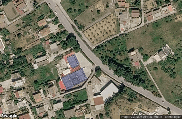 Satellite view of Padel Club Alcamo