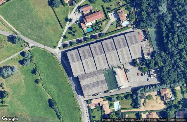 Satellite view of UrbanPadel - Club de Padel Lyon Barolles