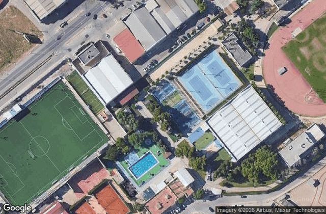 Satellite view of Club de Padel San Javier - Academia de Padel