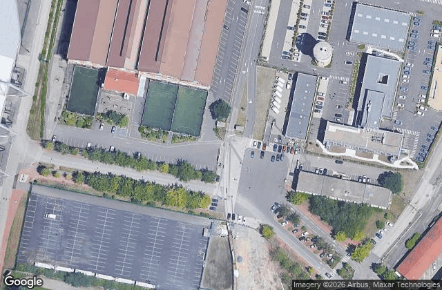 Satellite view of PadelShot Saint-Etienne