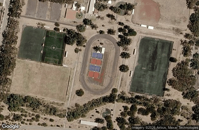 Satellite view of MetroPadel Parque Metropolitano