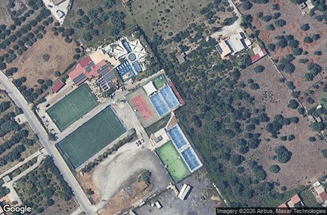 Satellite view of Campi da padel Gazzara Club
