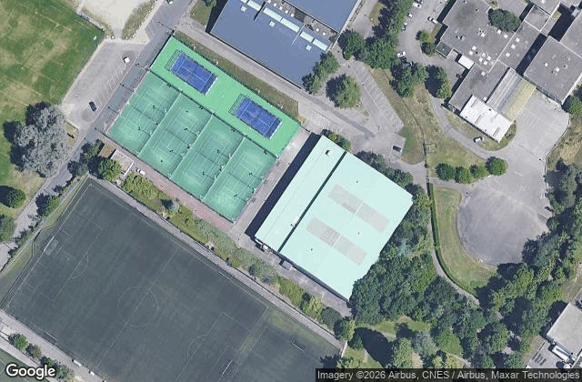 Satellite view of Tennis Squash Padel de Saint-Chamond
