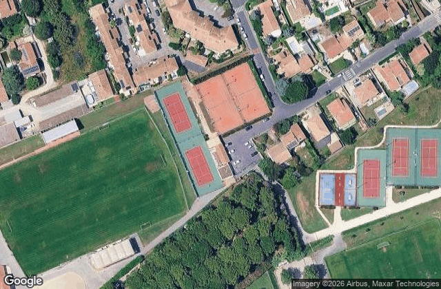 Satellite view of Tennis Padel Club de Mauguio