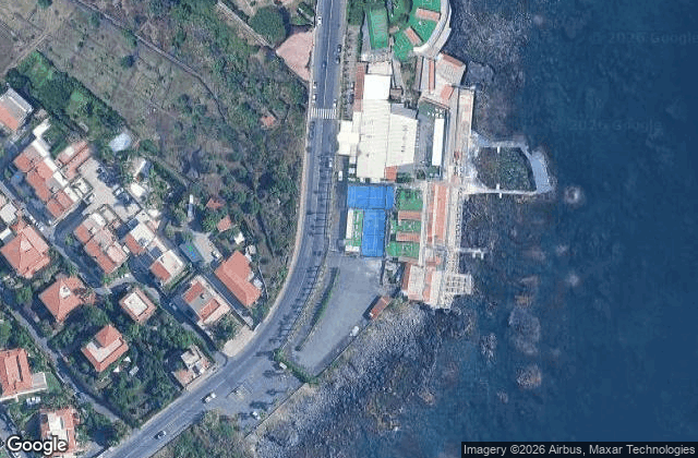 Satellite view of Pad Padel Aci Castello