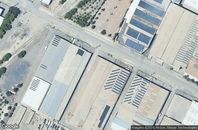 Satellite view of Mejorset international padel courts