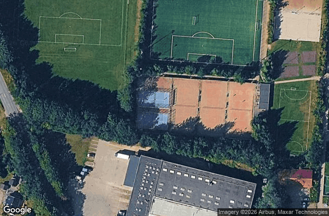 Satellite view of Padelbane udendørs - Tune IF Tennis & Padel