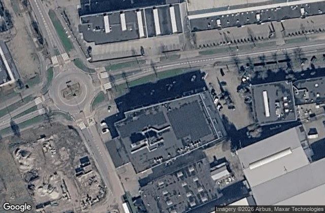Satellite view of Padelclub Nederland locatie Alphen a/d Rijn