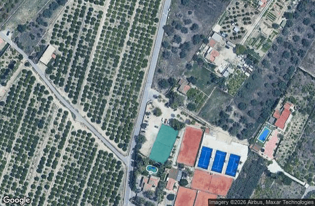 Satellite view of Finca Guila Tenis & Padel Club