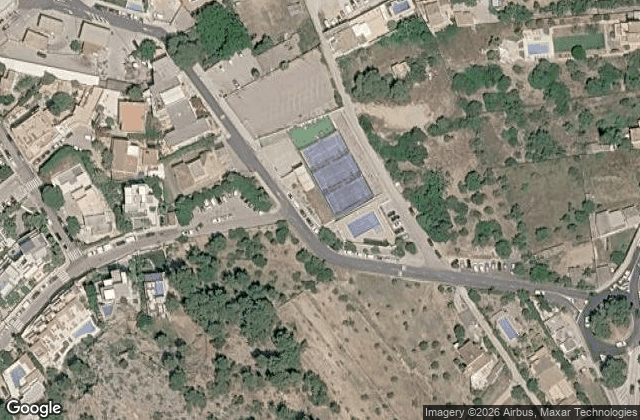 Satellite view of Polideportivo Municipal Andratx Padel Club